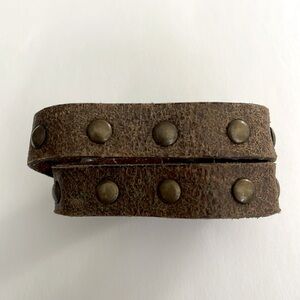 LEATHER CUFF - fits women 6.5” - 7.5” wrist